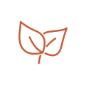 White leaf icon